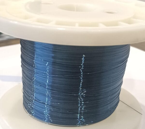 Blue oxidized nitinol metal wire for medical and industrial applications