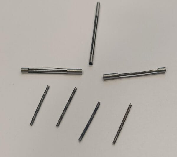 Available nitinol tube sizes for medical devices