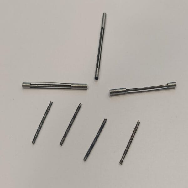 Available nitinol tube sizes for medical devices