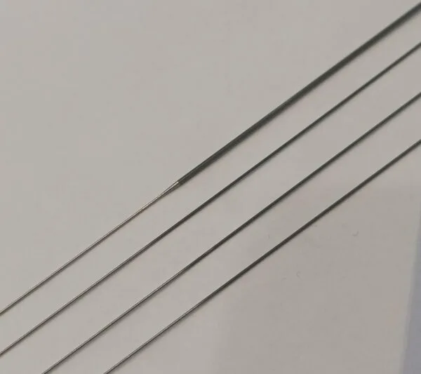 Cutting nitinol wire with ultra-smooth surface for precision medical devices