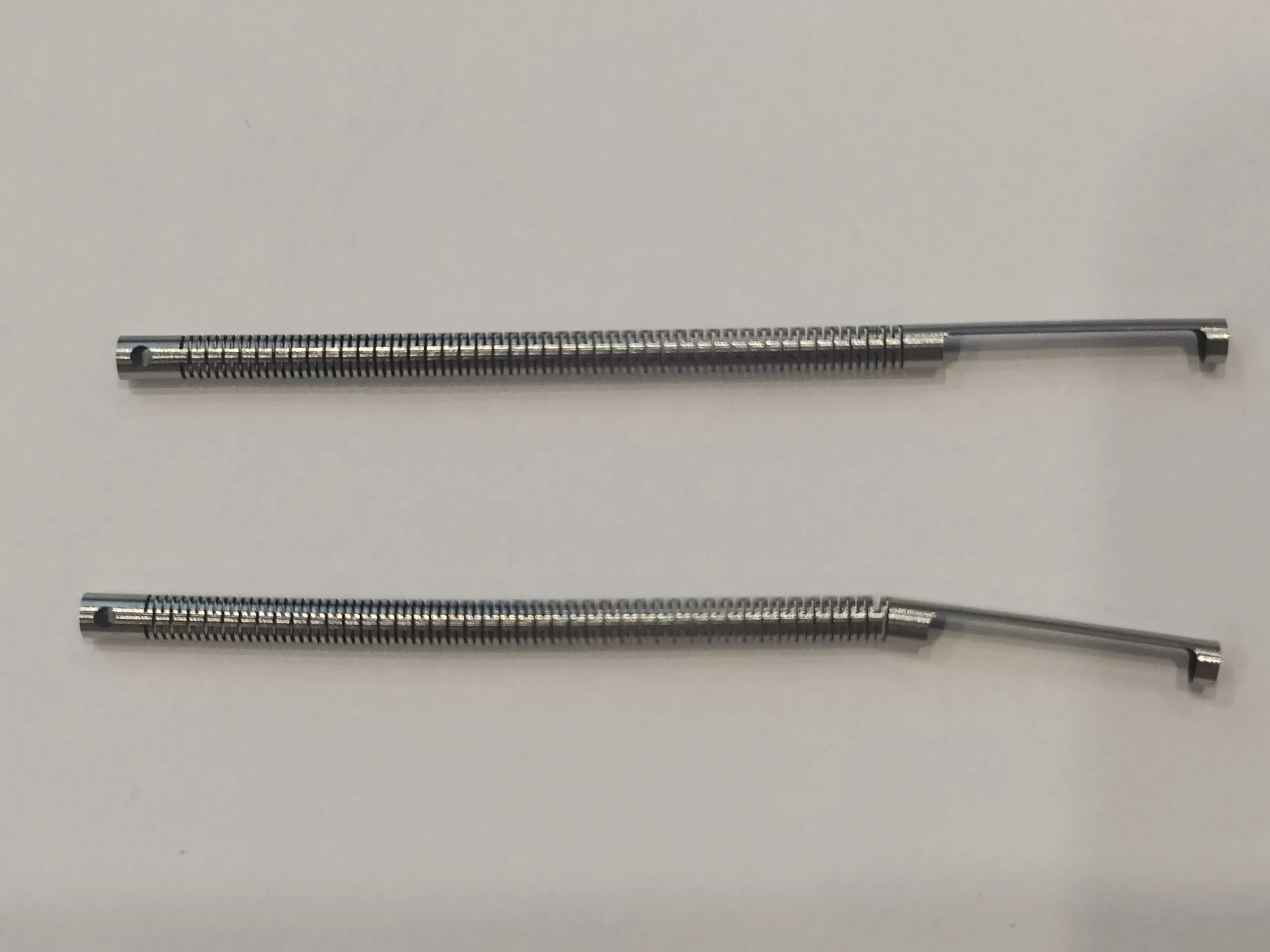 Nitinol flat pipe for RF waveguide alloy development