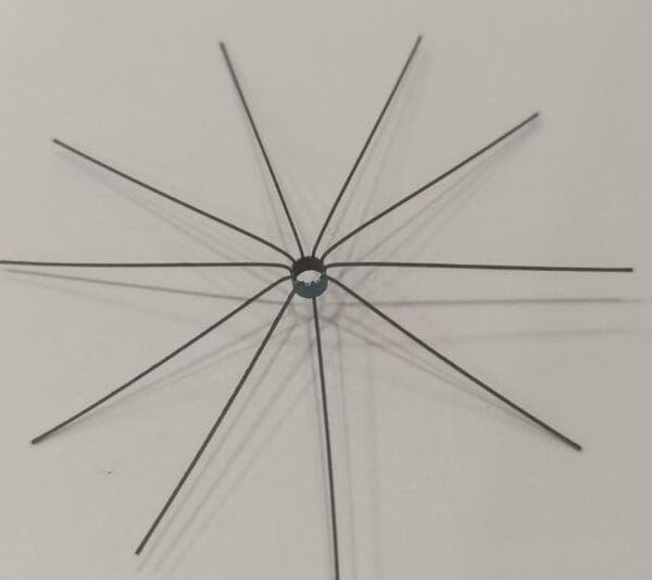 Medical nitinol wire showing shape memory of nitinol