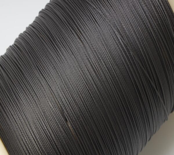 Orthopedic nickel titanium rope showing nitinol wire composition