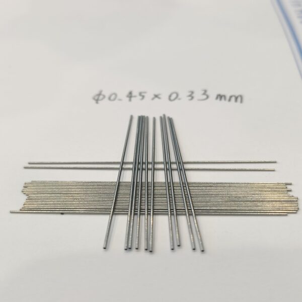 Thin-wall Nitinol tubing 0.45mm x 0.33mm – superelastic nickel titanium tube for medical use