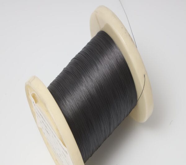 Durable nitinol wires with black oxide finish for industrial use