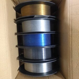 Nitinol wire surface finishing under microscope