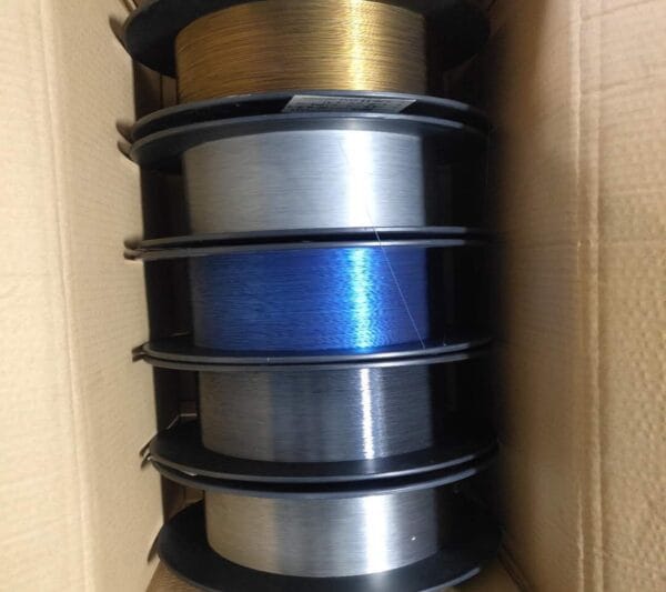 Nitinol wire surface finishing under microscope