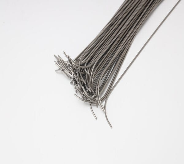 Superelastic nitinol wire for surgery with polished surface