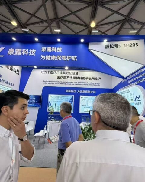 HAOLU Presents Medical Nitinol Wire at Medtec China 2026 (10) Nitinol Wire Manufacturer HAOLU at Medtec China 2026